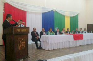 Acto de apertura del cursos de capacitación en la ciudad de Paraguarí