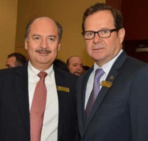Luis Gerardo González, presidente de SAPICA, y Javier Plascencia Reyes, presidente de CICEG.